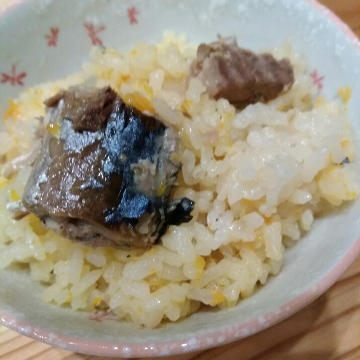 サバ缶の洋風炊き込みご飯